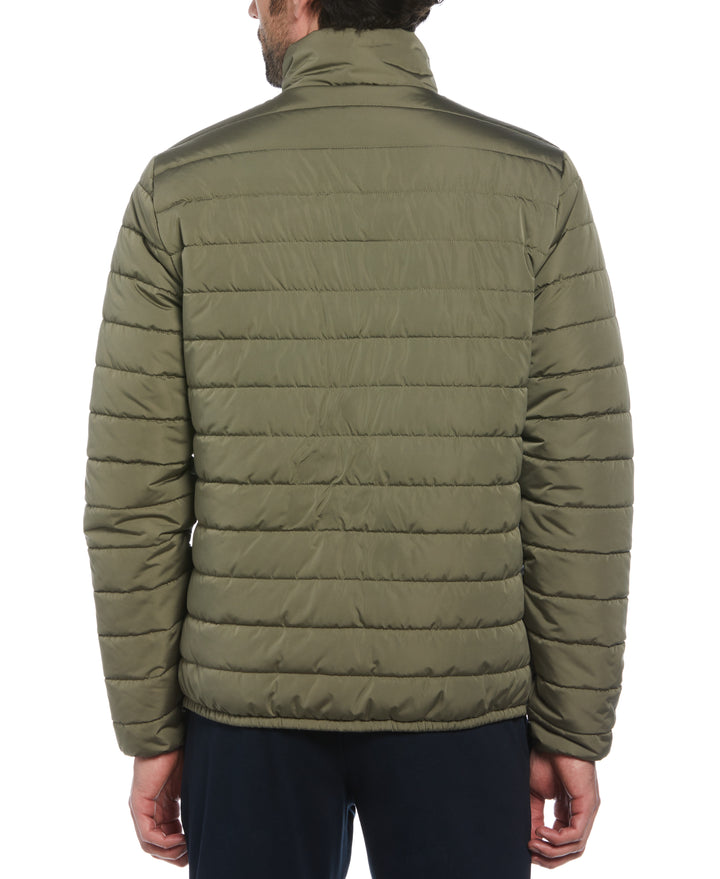 Lightweight Puffer Jacket (Dusty Olive) 