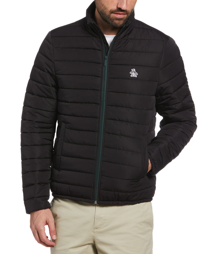 Lightweight Puffer Jacket (True Black) 