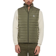 Lightweight Puffer Vest (Dusty Olive) 