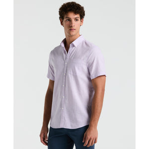 Linen Blend Button-Down Shirt-Shirts-Original Penguin