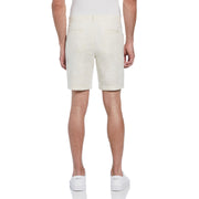 Linen Blend Floral Print Short (Birch) 
