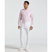 Linen Blend Shirt (Parfait Pink) 