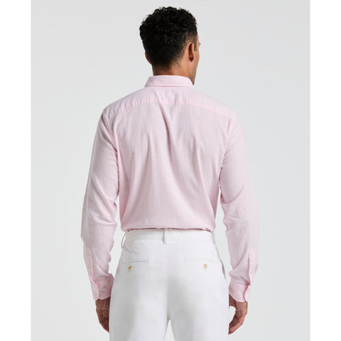 Linen Blend Shirt (Parfait Pink) 