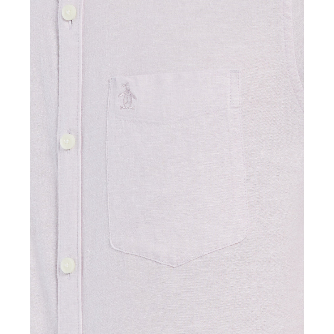 Linen Blend Shirt (Lavender Frost) 