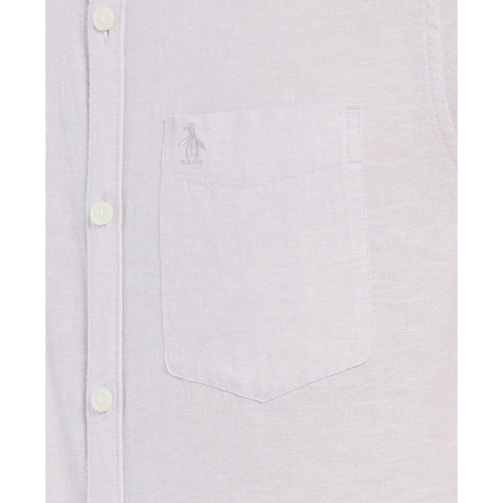 Linen Blend Shirt (Lavender Frost) 