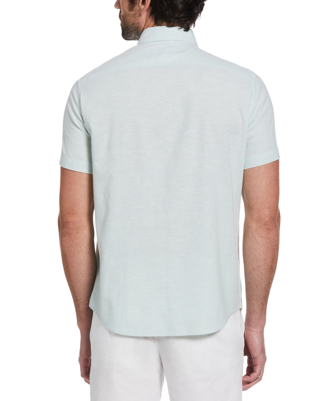 Linen Blend Shirt (Surf Spray) 
