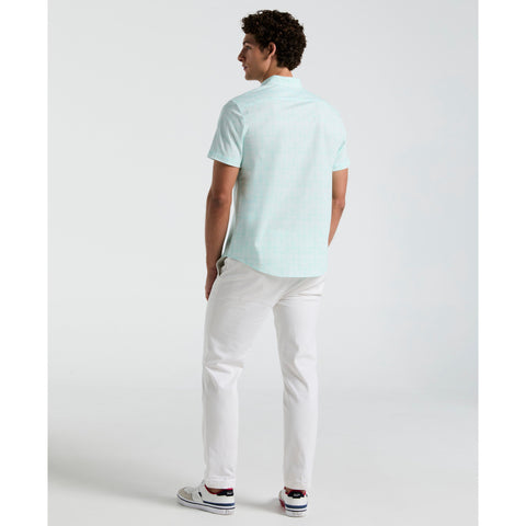 Linen Blend Shirt (Blue Tint) 