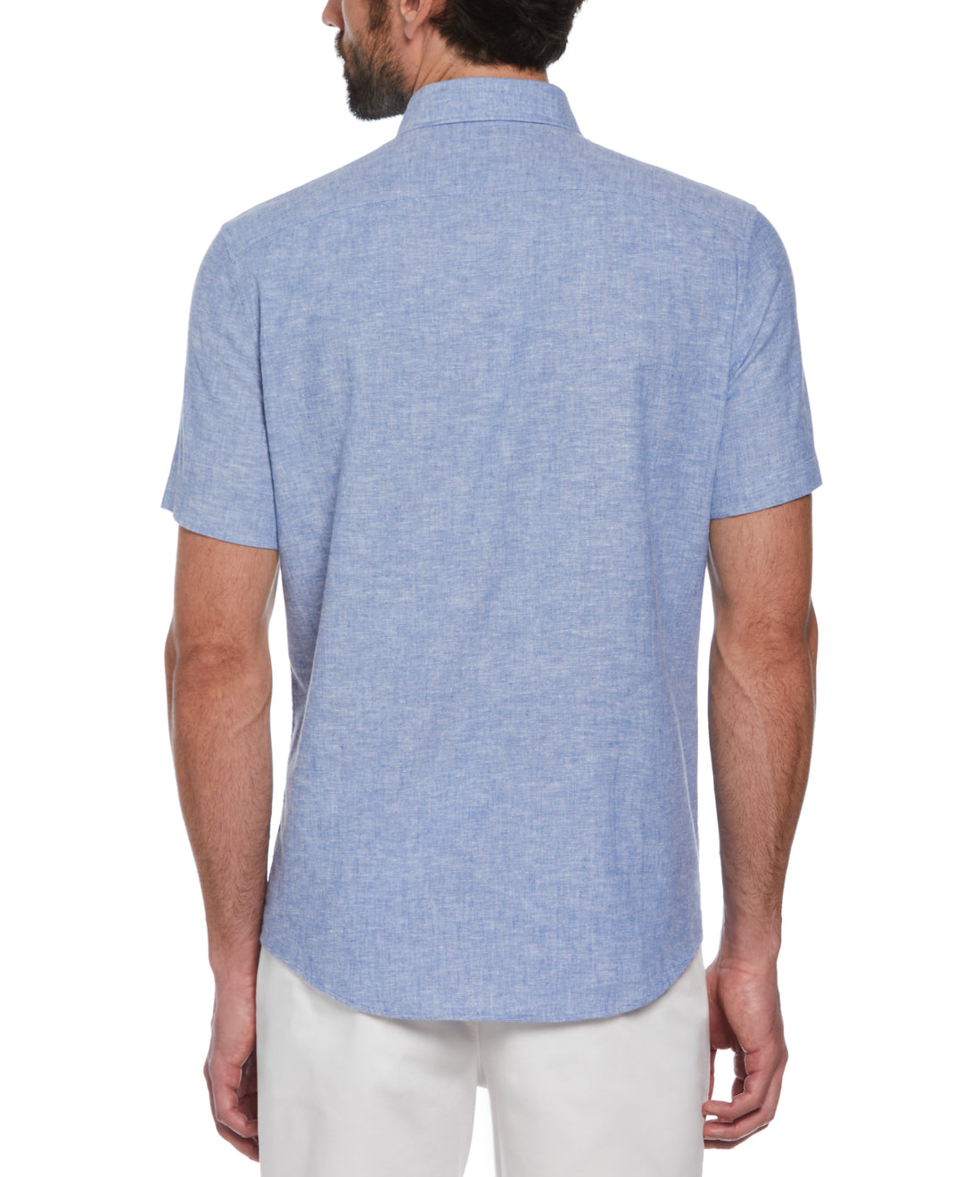 Linen Blend Shirt (Star Sapphire) 