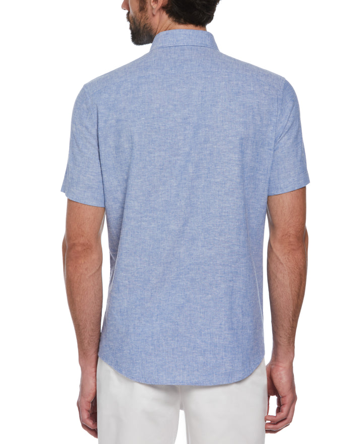 Linen Blend Shirt (Star Sapphire) 