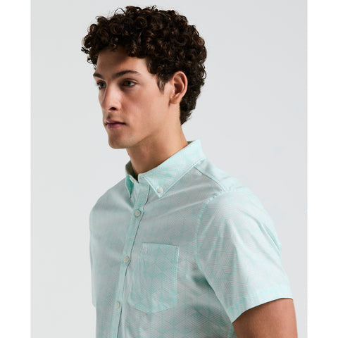 Linen Blend Shirt (Blue Tint) 