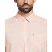 Linen Blend Shirt (Surf Spray) 