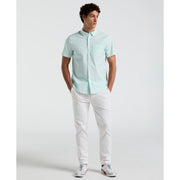 Linen Blend Shirt (Blue Tint) 