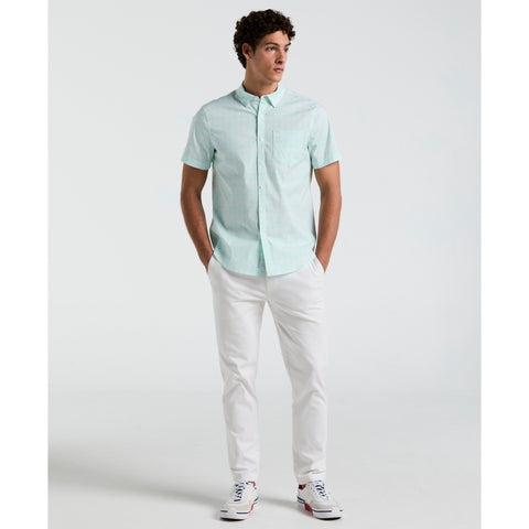 Linen Blend Shirt (Blue Tint) 