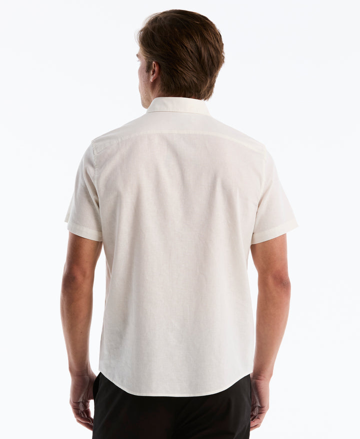 Linen Blend Shirt-Shirts-Original Penguin