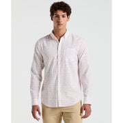 Linen Blend Watercolor Geo Print Shirt-Shirts-Parfait Pink-XS-Original Penguin