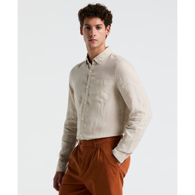 Linen Delavé Shirt (Birch) 