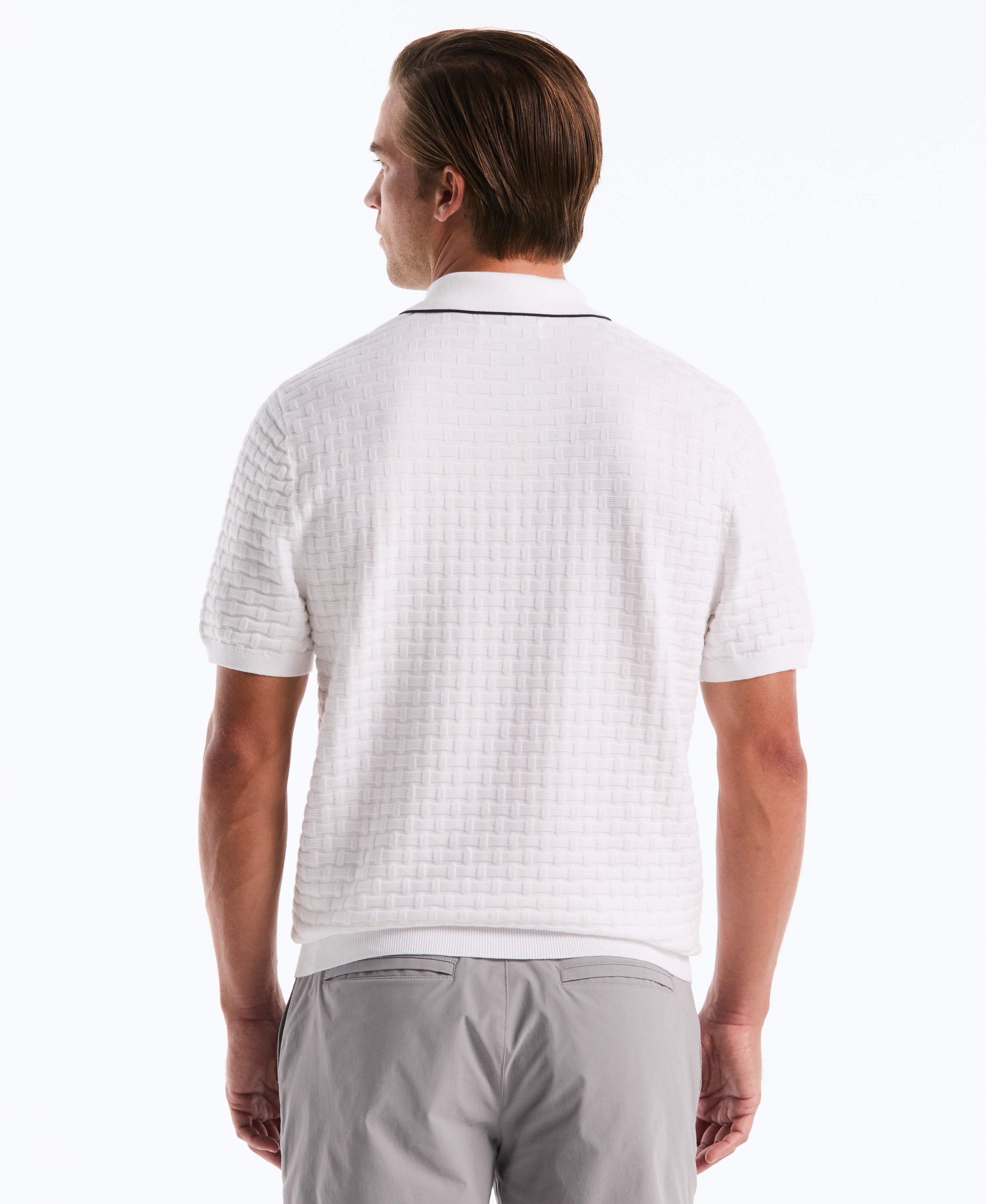 Links Quarter Zip Sweater Polo – Original Penguin US