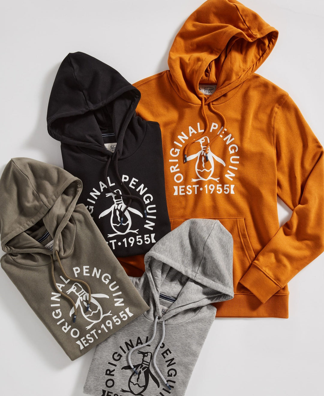 Logo Fleece Hoodie-Hoodies-Original Penguin