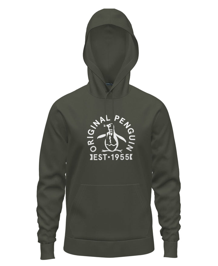 Logo Fleece Hoodie (Dusty Olive) 