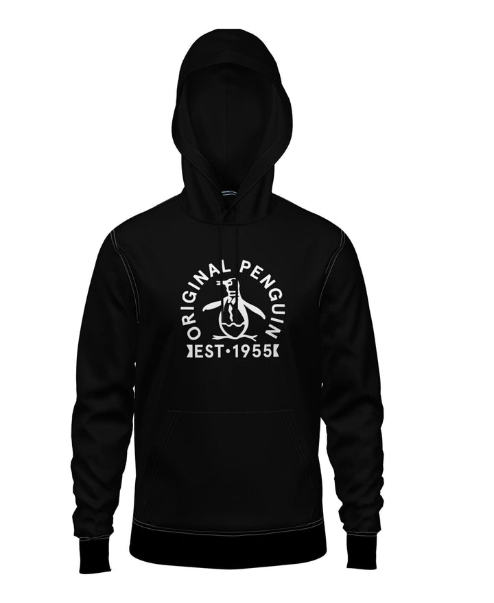 Logo Fleece Hoodie (True Black) 
