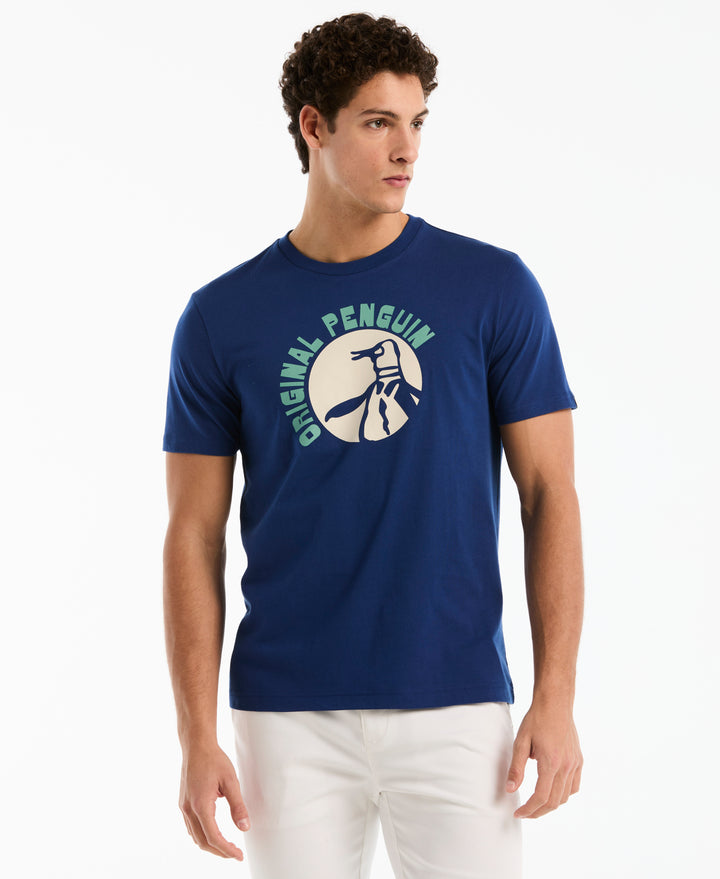 Logo Pete Graphic Tee (Blue Depths) 
