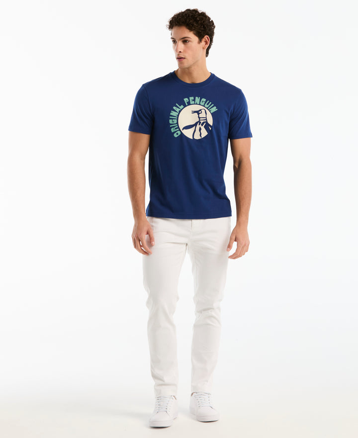 Logo Pete Graphic Tee (Blue Depths) 