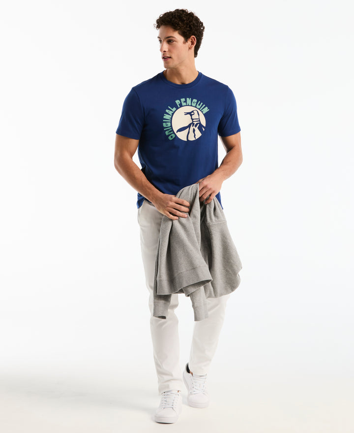Logo Pete Graphic Tee (Blue Depths) 