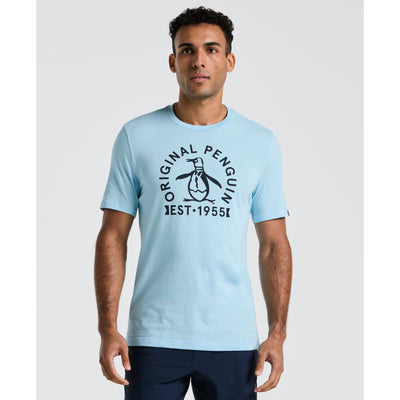 Logo Tee-Tees-Cool Blue-XS-Original Penguin
