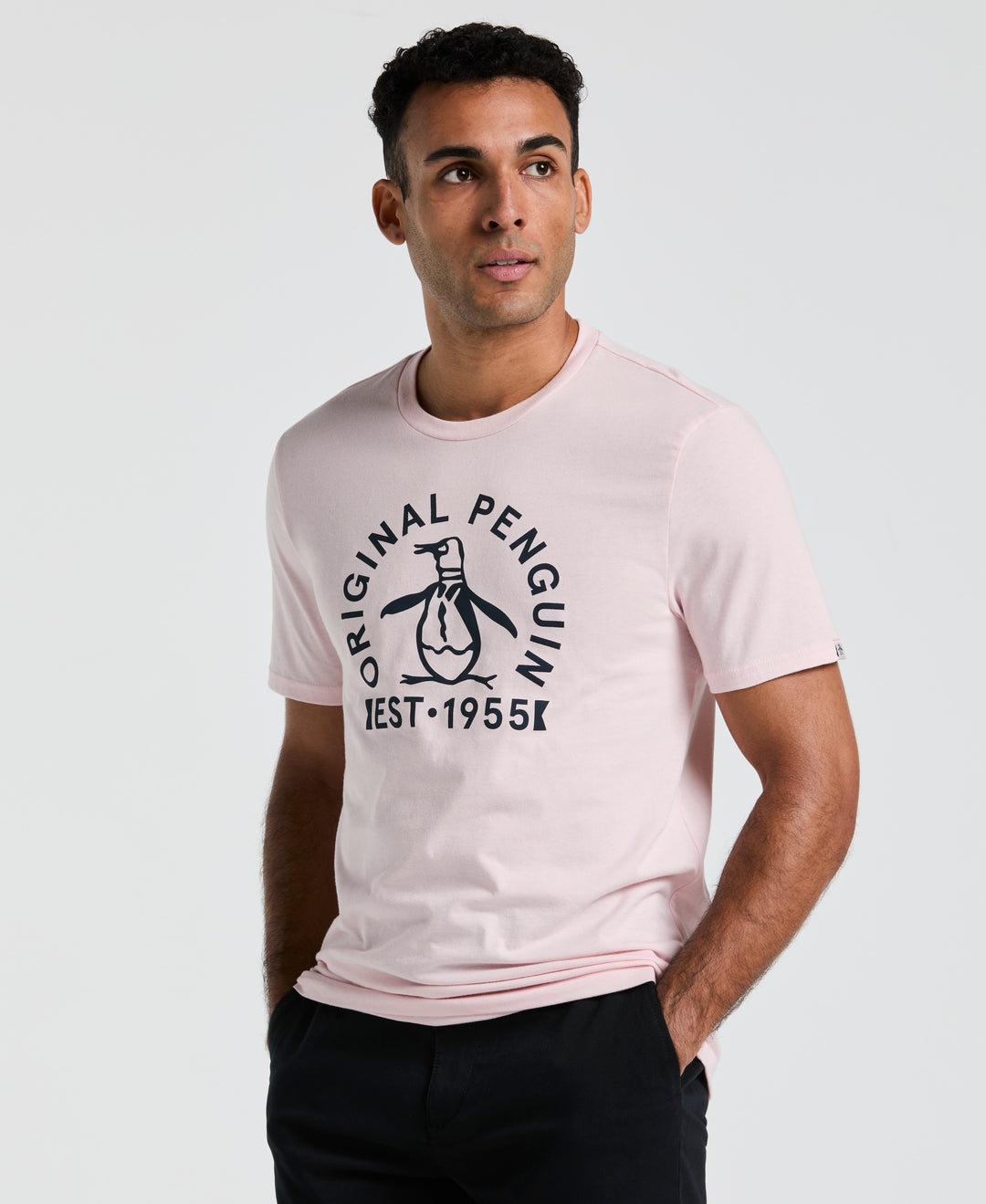 Logo Tee-Tees-Parfait Pink-XS-Original Penguin