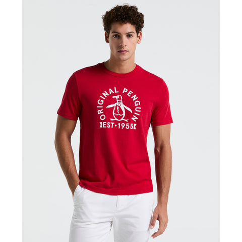 Logo Tee-Tees-Red-XS-Original Penguin