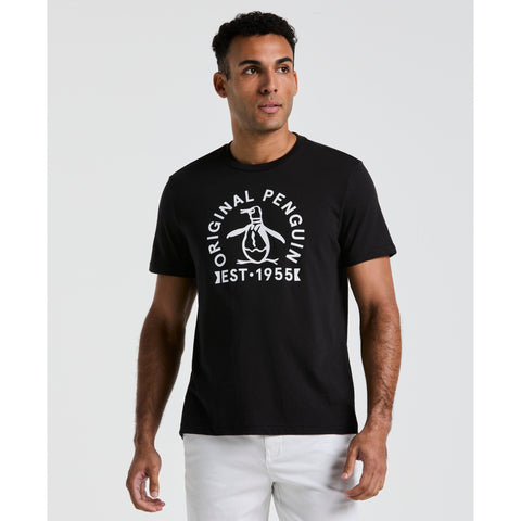 Logo Tee-Tees-True Black-XS-Original Penguin