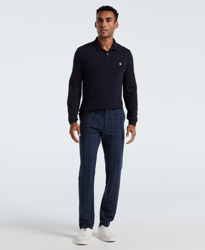Cotton Pique Tennis Polo (Dark Sapphire) 