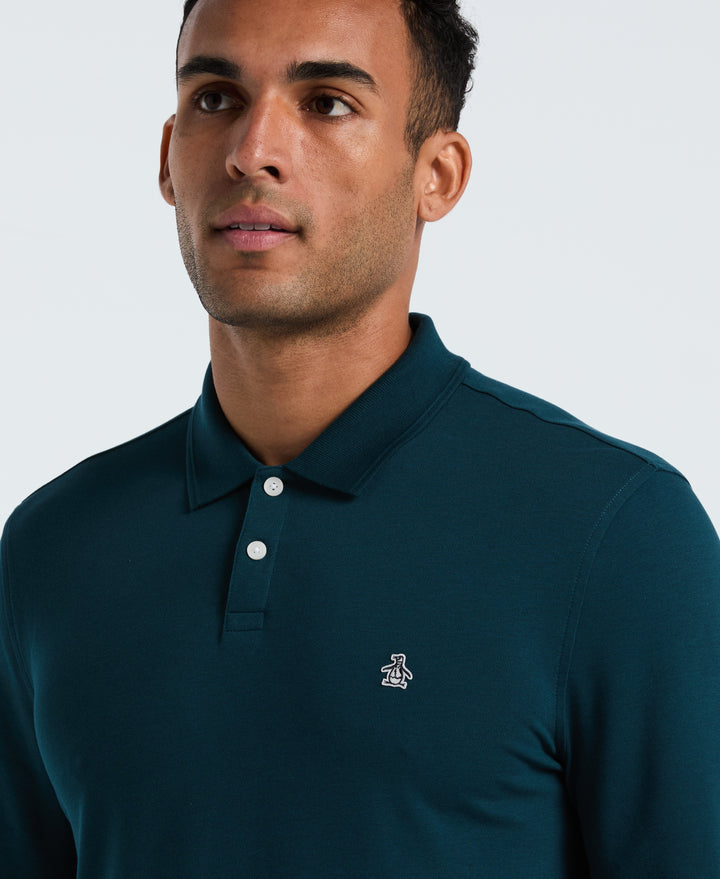 Cotton Pique Tennis Polo (Reflecting Pond) 