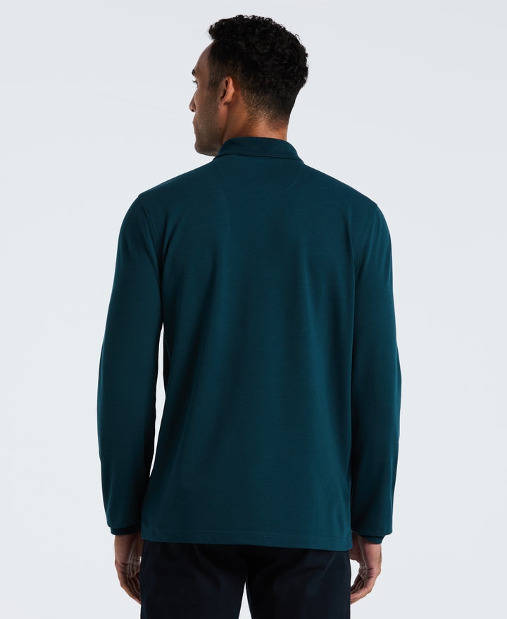 Cotton Pique Tennis Polo (Reflecting Pond) 