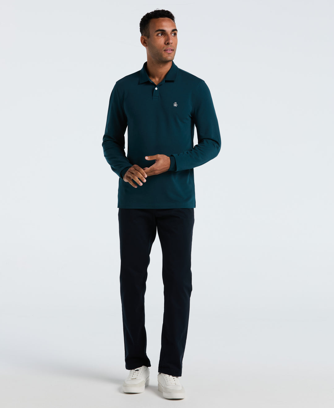 Cotton Pique Tennis Polo (Reflecting Pond) 