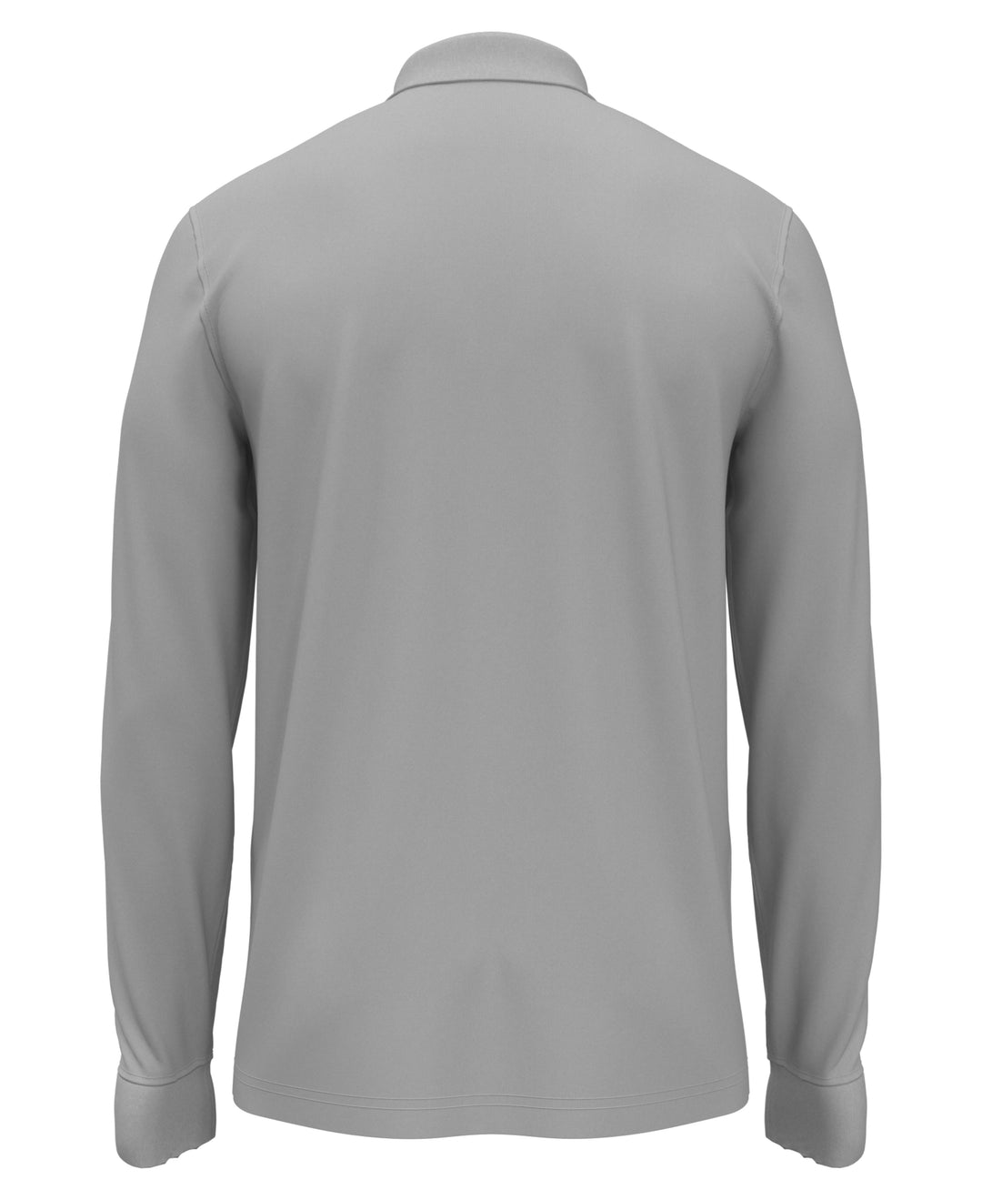Long Sleeve Pique Polo (Rain Heather) 