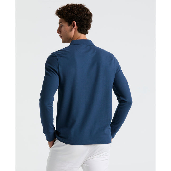 Long Sleeve Pique Polo | Original Penguin US