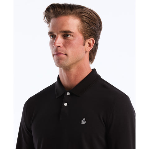 Long Sleeve Pique Polo-Polos-Original Penguin