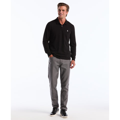 Long Sleeve Pique Polo-Polos-Original Penguin