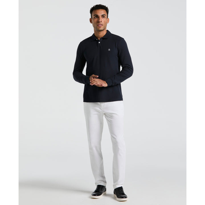 Long Sleeve Pique Polo | Original Penguin US
