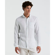 Washed Linen Shirt (Ballad Blue) 
