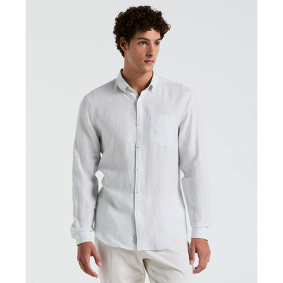 Washed Linen Shirt (Ballad Blue) 