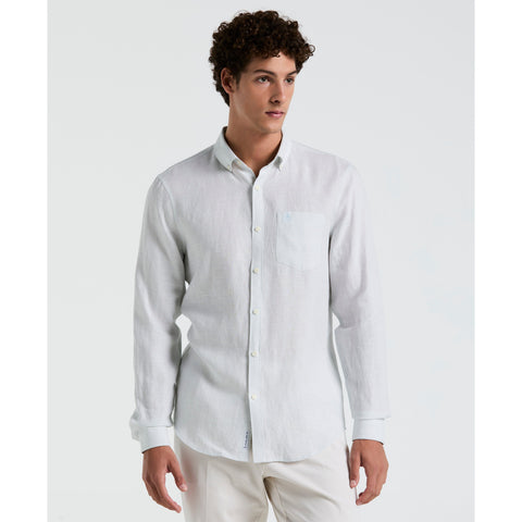 Washed Linen Shirt (Ballad Blue) 