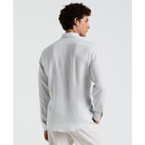 Washed Linen Shirt (Ballad Blue) 