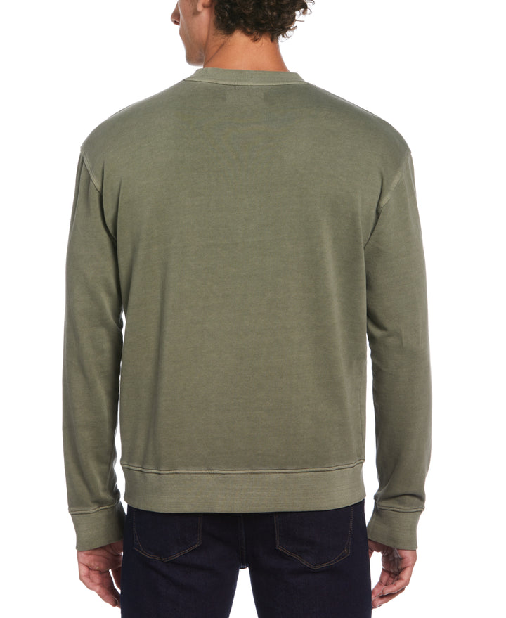 Loop Back Terry Sweatshirt (Dusty Olive) 
