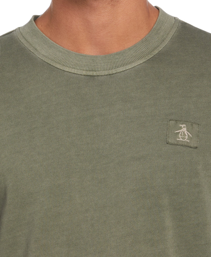 Loop Back Terry Sweatshirt (Dusty Olive) 