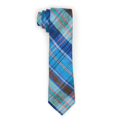 Lourd Plaid (Aqua) 