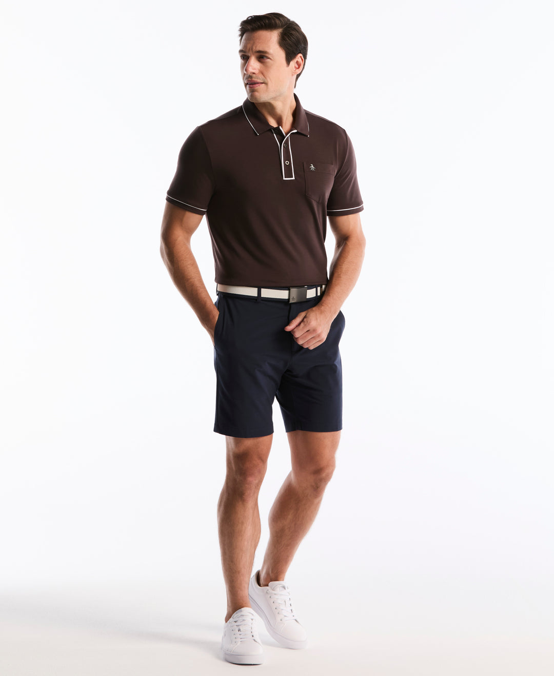 Luxe Heritage Earl Golf Polo-Golf Polos-Original Penguin