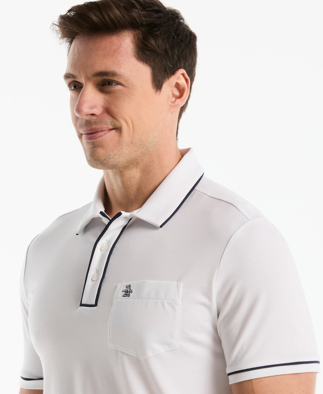 Luxe Heritage Earl Polo (Bright White) 
