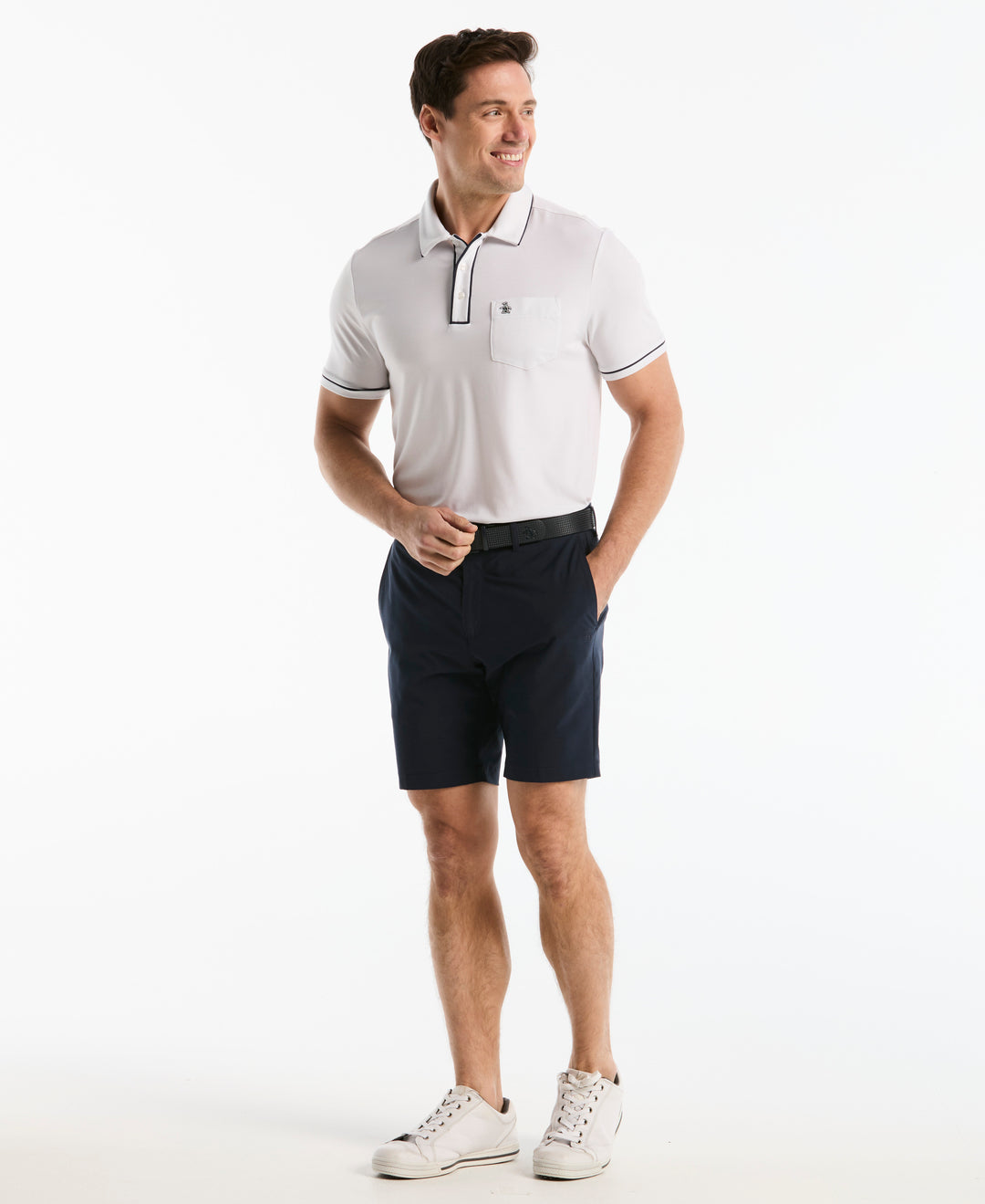Luxe Heritage Earl Polo (Bright White) 